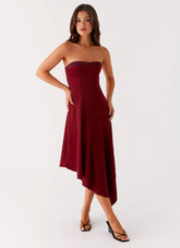 Matisse Midi Dress - Red
